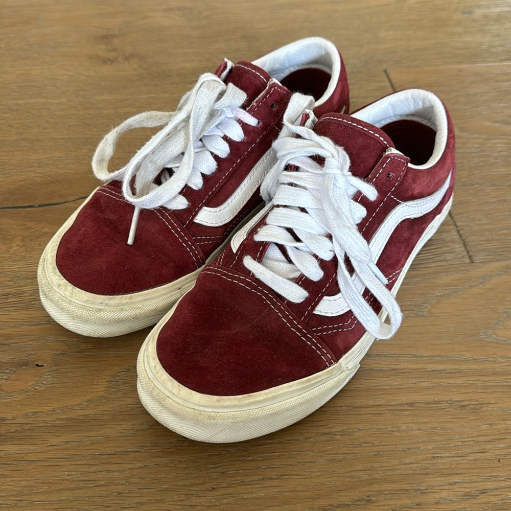 ⚡️ Vans UA Old Skool Pig Suede Pomegranate
